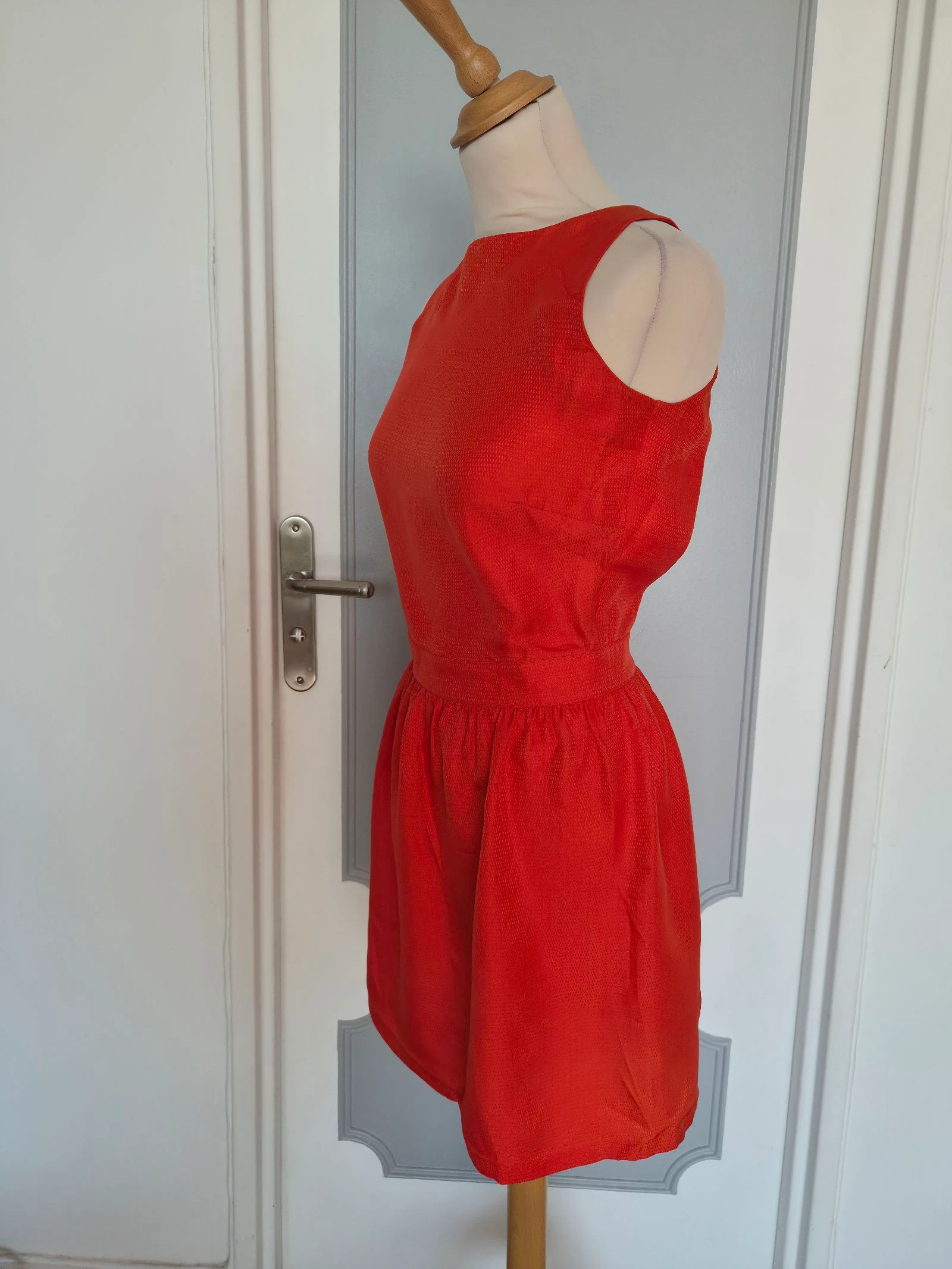 Vestido curto Sessun de seda Tamanho PP – photo 3